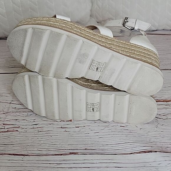 DOLCE VITA Croc Print White Wedge Size 9.5 - Picture 6 of 7